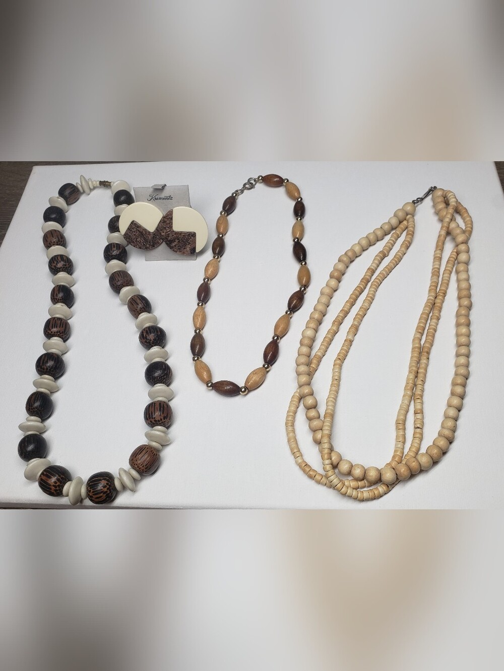 Vintage Wood Jewelry